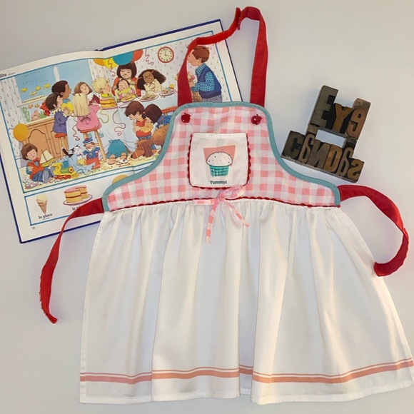 PLAY WONDER Girl’s Velcro Adjustable Full Apron - Picture 1 of 10